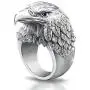 Vintage Hawk Eagle Ring for Men, Viking Eagle Head Rings, USA Flying American Bald Eagle Ring, Gothic Eagle Amulet Ring, Punk Animal Eagle Jewelry Gift for Veterans Men Boys Vintage Hawk Eagle Ring for Men, Viking Eagle Head Rings, USA Flying American Bald Eagle Ring, Gothic Eagle Amulet Ring, Punk Animal Eagle Jewelry Gift for Veterans Men Boys