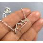 Your Always Charm Mountain Necklace,Snowy Mountain Necklace for Women,Nature Jewelry Gift for Skiers, Hikers, Campers, Climbers and Nature Lovers
