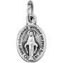 10 Pack Miraculous Mary Charms for Bracelet Necklace etc. | ½'' Genuine Italian Miraculous Medal Pendant | Simple and Detailed Pendant | Christian Jewelry