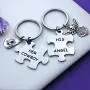 Eigso Valentines Day Couple Keychain Gift for Lover his and Hers Keychain Set Couples Keyring Puzzle Piece Keychain Couples his and Hers Keychain - HER Cowboy & HIS Angel (Cowboy/Angel KR) Eigso Valentines Day Couple Keychain Gift for Lover his and Hers Keychain Set Couples Keyring Puzzle Piece Keychain Couples his and Hers Keychain - HER Cowboy & HIS Angel (Cowboy/Angel KR)