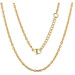 ChainsPro Women 1.2mm Slim Snake Chain, Replacement Necklace, 18-30“ Length, 18K Gold/Rose Gold Plated (Send Gift Box)