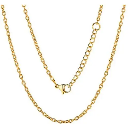 ChainsPro Women 1.2mm Slim Snake Chain, Replacement Necklace, 18-30“ Length, 18K Gold/Rose Gold Plated (Send Gift Box) ChainsPro Women 1.2mm Slim Snake Chain, Replacement Necklace, 18-30“ Length, 18K Gold/Rose Gold Plated (Send Gift Box)