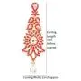 Touchstone Indian Bollywood paisley Rhinestone designer bridal jewelry earrings for women in antique gold tone Touchstone Indian Bollywood paisley Rhinestone designer bridal jewelry earrings for women in antique gold tone