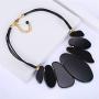 YAZILIND Acrylic Collar Resin Chain Necklace Clothes Accessories Choker Women Birthday Party Jewelry Gift
