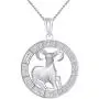 CaliRoseJewelry Sterling Silver Zodiac Pendant Necklace CaliRoseJewelry Sterling Silver Zodiac Pendant Necklace