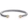 Designer Inspired Vintage Cable Bracelet Composite Shell Pearl Cuff Bracelet