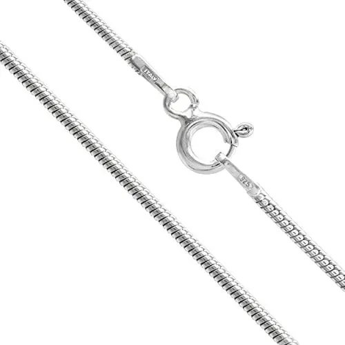 Honolulu Jewelry Company Sterling Silver 1.3mm Snake Chain Necklace, 14'' - 36''