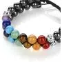 Top Plaza Bead Chakra Bracelet 7 Chakras Healing Crystals Bracelet Yoga Stone Beads Bracelets Meditation Relax Anxiety Bangle for Womens Mens Top Plaza Bead Chakra Bracelet 7 Chakras Healing Crystals Bracelet Yoga Stone Beads Bracelets Meditation Relax Anxiety Bangle for Womens Mens