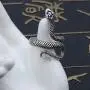 MIXIA Retro Punk Exaggerated Spirit Cobra Snake Ring Fashion Animal Personality Stereoscopic Opening Adjustable Ring MIXIA Retro Punk Exaggerated Spirit Cobra Snake Ring Fashion Animal Personality Stereoscopic Opening Adjustable Ring