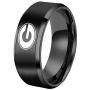 Sping Jewelry Georgia Bulldogs Primary Ring NCAA Team Titanium Steel Band Size5-13