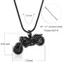 zeqingjw Motorcycle Cremation Jewelry Memorial Urn Necklace for Ashes Holder Funeral Keepsake Jewelry for Loved Ones