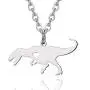 Stainless Steel Tyrannosaurus Rex Dinosaur Necklace Jewelry Pendant