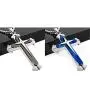 Brave Tour Men Titanium Steel Cross Necklace Brave Tour Men Titanium Steel Cross Necklace