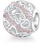 925 Sterling Silver Openwork Bead Charms Fit Pandora charms Bracelet and Necklaces Fit Women Wife Mom Daughter Christmas Birthday Gift