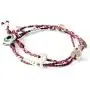 Wakami Freedom Bracelets for Women | Handmade Friendship Bracelet Set of 2 | Glass Beaded, Wax Coated Waterproof, Zinc Charm | 7.5 in Diameter, Button Closure Wakami Freedom Bracelets for Women | Handmade Friendship Bracelet Set of 2 | Glass Beaded, Wax Coated Waterproof, Zinc Charm | 7.5 in Diameter, Button Closure