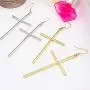 Cross Earrings for Women Big Long Cross Dangle Drop Earrings Minimalist Jewelry (70mm Long ) Cross Earrings for Women Big Long Cross Dangle Drop Earrings Minimalist Jewelry (70mm Long )