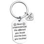 HN HNHB Never Underestimate Different You Made Lives You Touched Thank You Keychain Volunteer Teacher Employee Gift Birthday Jewelry Gifts