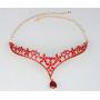 Crystal Diamond Bride Headdress Wedding Hair Jewelry Forehead Pendant Party