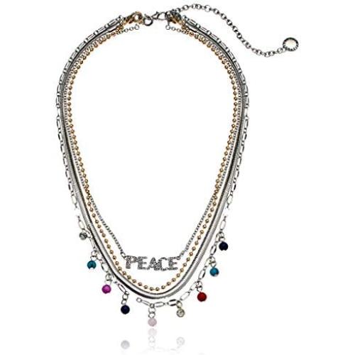 BCBGeneration Row Peace Necklace