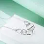 SOULMEET 60th 50th 40th 30th Birthday Gifts Necklace for Women, Sterling Silver Circle Necklace Jewelry for Her, Each Circle for A Fabulous Decades
