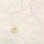 MONOZO Hexagon Initial Necklace for Women, 14k Gold Filled Letter Pendant Necklace Dainty Personalized Alphabet 26 Monogram Initial Necklace for Girls Jewelry Gifts