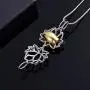 Cremation Jewelry Urn Pendant Necklace with Hollow Urn Cremation Jewelry for Ashes Lotus Flower Shape Cremation Jewelry Urn Pendant Necklace with Hollow Urn Cremation Jewelry for Ashes Lotus Flower Shape