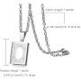 Cupimatch Book Love Heart Photo Locket Pendant Necklace Charm Chain Fashion Jewelry 17.8''