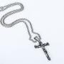 Crucifix Pendant Necklace Chain - Vintage Christian Catholic [Roman Empire Gothic Style]
