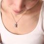Aineecy Frog Toad Necklace Pendant Crystal Cubic Zircon Toad Frog Lucky Animal Pet Choker Chain Necklace for Women Girls Jewelry