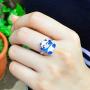 Fun Jewels Cute Panda Bear Color Change Animal Mood Ring Gift for Boys Girls Size Adjustable