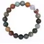 Natural Indian Agate Gemstone Bracelet 7 inch Stretchy Chakra Gems Stones Healing Crystal Birthday Gift GB8-31 Natural Indian Agate Gemstone Bracelet 7 inch Stretchy Chakra Gems Stones Healing Crystal Birthday Gift GB8-31