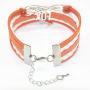 HHHbeauty Fox Bracelet Jewelry Leather Infinity Love Fox Gifts Fox Jewelry Bracelet Gifts for Women, Girls, Men, Boys, Fox Lover Popular Infinity Love Charm, Fox Lover Gifts