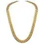 Mens Cuban Link Chain Stainless Steel Curb Necklace 18K Gold Chain Choker W:11mm 13mm 16mm 18mm 22m L:7.5inch-30inch