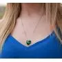 ALL BY MYSELF BLINGS Infinity Necklace Love Heart Pendant Birthstone Crystals Jewelry for Women, Mom, Girls Birthday Gifts