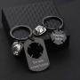 MAOFAED Firefighter Gift Firemans Wife Gift First Responder Gift Firefighter Husband and Wife Set Be Safe Come Home Keep Him Safe Maltese His & Hers Keychain Set
