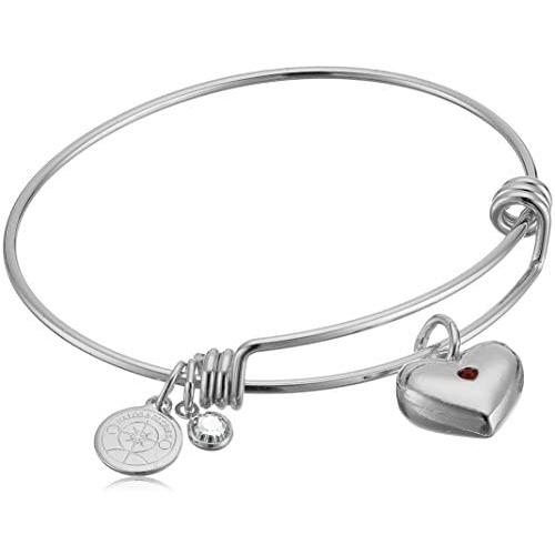 Halos & Glories, ''Heart'' Charm Bangle Bracelet
