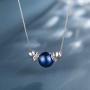 925 Sterling Silver Necklace Birthday Gift for Women DIY Birthstone Pearl Pendant Necklace Valentines Day for Mom Grandmother Daughter