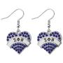 SEIRAA Sorority Inspired Rhinestone Earring 1920 Zeta Dove Gifts for Sorority Sisters SEIRAA Sorority Inspired Rhinestone Earring 1920 Zeta Dove Gifts for Sorority Sisters