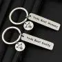 FOTAP Yoda Best Daddy Yoda Best Mommy Keychain Set Daddy Mommy Gift Family Set Jewelry Birthday Present For Daddy Mommy FOTAP Yoda Best Daddy Yoda Best Mommy Keychain Set Daddy Mommy Gift Family Set Jewelry Birthday Present For Daddy Mommy