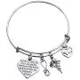 Infinity Collection Nurse Bracelet, Nurse Prayer Charm Bracelet, Nurse Bangle, Nurse Gifts for Women