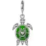 NINAQUEEN Tortoise Bracelet Charms 925 Sterling Silver Green Enamel Charm Bead Love Animal Theme Charms for Pandöra Bracelets Necklace Gifts for Mom Daughter Girls