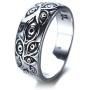 Caiyao Evil Eye Ring Antique Silver Eye of God Band Vintage Cool Rings Engraved Eye of God Ring Gothic Evil Eye Ring Silver Tone Ring Band All Seeing Eye Vintage Retro Jewelry for Men Women