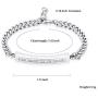 zeqingjw Crystal Cremation Jewelry Bracelet for Ashes for Women Stainless Steel Adjustable Urn Bangles for Ashes Memorial Keepsake Jewelry Ashes Bracelet