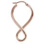 Hoops & Loops Sterling Silver Infinity Polished Hook Endless Earrings