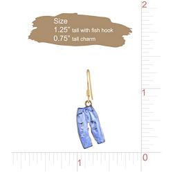 chelseachicNYC Whimsical Charm Dangle Earrings - Blue Butterfly