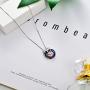 TOUPOP Sloth Gifts for Women s925 Sterling Silver Sloth Pendant Necklace with Volcano Crystal Jewelry Gifts for Birthday Best Friend Mothers Day gifts for her Mom Wife Daughter Granddaughter Animal Lovers