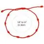 Handmade 7 Knots Red String Bracelet for Protection, Evil Eye and Good Luck, Amulet for Success and Prosperity, Friendship Bracelets for Women Men Teens Handmade 7 Knots Red String Bracelet for Protection, Evil Eye and Good Luck, Amulet for Success and Prosperity, Friendship Bracelets for Women Men Teens