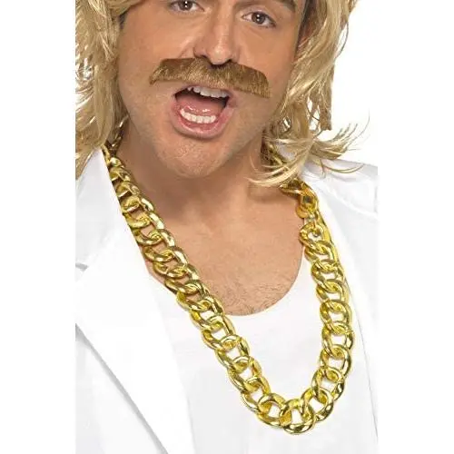 Smiffys Chunky Gold Necklace Costume Accessory