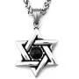 Warvik Jewish Star of David Pendant Necklace Dog Tag Hexagram, Stainless Steel Jewelry Mens Womens Wheat Chain 20/28inch Warvik Jewish Star of David Pendant Necklace Dog Tag Hexagram, Stainless Steel Jewelry Mens Womens Wheat Chain 20/28inch