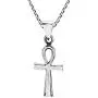 Mystic Egyptian ANKH Cross .925 Sterling Silver Pendant Necklace